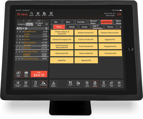 Restaurant iPad POS Terminal